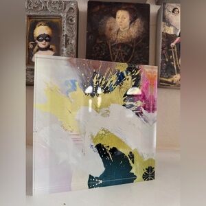Scarlet Reagan x Kristi Kennimer Acrylic Abstract‎ Art Block